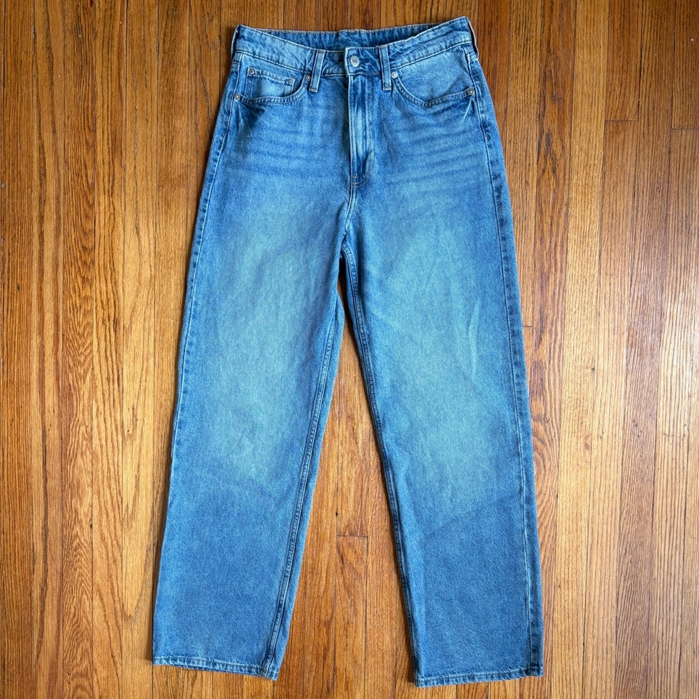 H&M Blue Straight Leg Size 8 Women’s  Jeans
